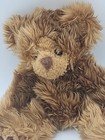 Schnookums Sitting Brown Teddy Bear By First   Main Plush Stuffed Animal Toy 