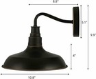 Dewenwils 2-pack Wall Lamp Vintage Outdoor Wall Sconce Farmhouse Barn Light