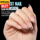 Short Coffin Gel Nail Tips  Full Cover Short Nail Tips  360pcs Soft Coffin Nails