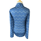 Kerrits  easy Stride  Ice Fil Ls Shirt In Blue - Youth Large