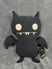 Vtg 2002 Uglydoll Black Ice Bat Plush 13    Rare Retired Classic Monster Doll Htf