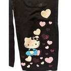 2011 Hello Kitty Black And Pink Sweatpants Youth Large Sanrio 10-12