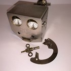 Vintage Mosler D-a No  1275 Delayed Action Vault Time Lock W  Key Working