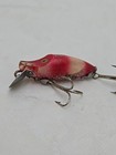 Vintage Heddon Midget River Runt 9010sr Flash Silver Red  Rare Fishing Lure Bait