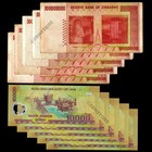 5 X 50 Billion Dollars Zimbabwe   5 X 10 000 Vietnam Dong Vnd Banknotes   Coa
