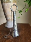 Tussie Mussie Flower Herb Holder Vintage Bridal Bouquet Silver Plated Fluted Top