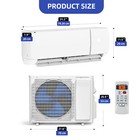 24000 Btu Mini Split Air Conditioner Cool Heat Pump System Wifi Ductless Seer19