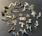 Vintage Silver Milagros And Charms Collection - 30 Pieces - Southwest Folk Art