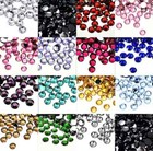 Crystal Flat Back Round Acrylic Rhinestones Gems  3mm 4mm 5mm 6mm 7mm 8mm