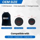 Lrichy Bed Plug Cover Kit With Storage Bag For Ram 2500 3500 2014-2026 Black