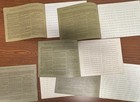 Lot Of 5 Antique 1880s Eclectic Penmanship Writing Books Cincinnati New York