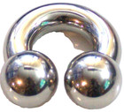 1 -00g 7 8 Inch Big Ball 19mm Prince Albert Weight Ring 316l Surgical Steel Sexy