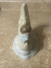 Vtg Enesco Dreamland Style Sleepy Boy   Teddy Bear On Moon Figurine No Insides