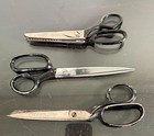 Vintage Wiss Inlaid  Clauss 3768  Pinking Shears Sewing Dressmaker Scissors Usa