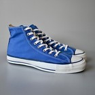 Deadstock  Vintage 1980s Converse All Star Hi Bt  Blue  Chuck Taylor  Size 11 5