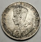 1917c New Foundland 25c-xf-silver-free Usa Ship-twenty Five Cents-km 17