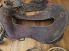 Vtg Us Army Mcclellan Cavalry Saddle 11  Seat Bridle Bit Stirrups Cinch Marked