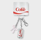 Diet Coke Graphic Keychain Charm With Pink Bow Target Exclusive 