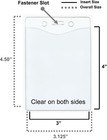 10 25 50 100 Cdc Vaccination Record Card Badge Holders Vertical 4  X 3   For Id