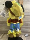 Disney Mickey Halloween Scarecrow Plush Bean Bag Beanies New In Bag 9in
