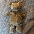 Jellycat Bashful Brown Tan Calf Cow Plush Soft Stuffed Animal Rare