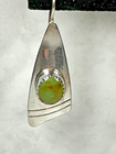 Sterling Silver Turquoise Dangle Earrings - Sleek Southwest Setting - 1 75  Long