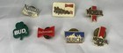 Vintage Beer-themed Lapel Pins Advertising Budweiser Clydesdales Busch Michelob