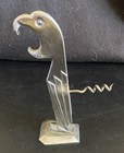 Vintage Negbaur Art Deco Chrome Figural Parrot Bottle Opener Corkscrew Usa Bird