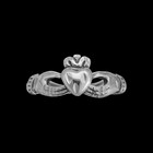 925 Sterling Silver Claddagh Ring     Irish Ring     Promise Ring     True Love Ring