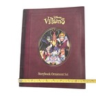 Disney Villains Storybook 6 Ornament Ursula Maleficent Jafar Hook Retired