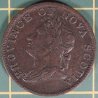 1832 Nova Scotia Half Penny Token  Ns-1d1