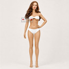Custom Phicen 1 6 Hollywood Glamour Beauty 12  Female Seamless Action Figure Set