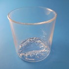 North Drinkware The Lake Tahoe Tumbler Hand Blown Glass Whiskey Glass 8 Oz