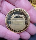 Ark Of The Covenant And Jerusalem Temple  Israel Coin Medal  In Olive Wood Box