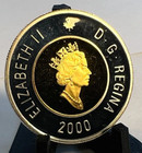 2000 Canada Silver  2 Two Dollars  Toonie  Low Mintage Proof  Elizabeth Ii  Qeii