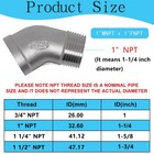1pcs 304 Stainless Steel 45 Degree Elbow  1  Npt Pipe To 1  Npt Female Couple   