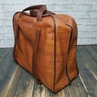 Vintage Singer Sewing Machine Travel Vinyl Carry Case Storage Bag Faux Leather