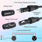 Xlr Cables  Dmx Cable Male To Female  4pack   Microphone Cable 4ft 1 2m Wire Ext