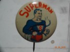 1939 First Superman Pinback Promoting Action Comics High Grade Rare