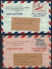 Philippines Collection Of 1940s To Early 1950s Aerogrammes Used To Usa  7 