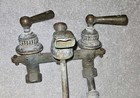 Antique 1930s Crane Bathroom utility Sink Victorian Complete Brass Faucet 