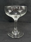 Vintage Clear Glass Champagne Coupe Beaded Rim Replacement Piece Cocktail Glass