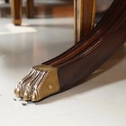 10  Duncan Phyfe Traditional Mahogany 2 Pedestal Formal Dining Table
