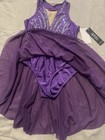 Girls Purple Figure Skating Dress Size 6