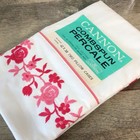 Vintage Cannon Combspun Percale Double Flat Sheet   Pillowcases Cotton   Issues