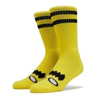 Toy Machine Skateboards Socks Monster Face Yellow