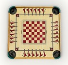 Vintage Carrom Gameboard Model 100 Double Sided W  Original Box Great Condition