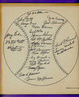 1944 Norfolk Navy Training Station Vs Senators Baseball Program  Robinson Byrne