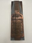 5 6 5    Hiram Walker Bottles Lot Whiskey Gin Scotch Letterpress Print Block