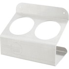 Dual Aerosol Can Holder  Wall Mount  Aluminum  3 Inch Holes